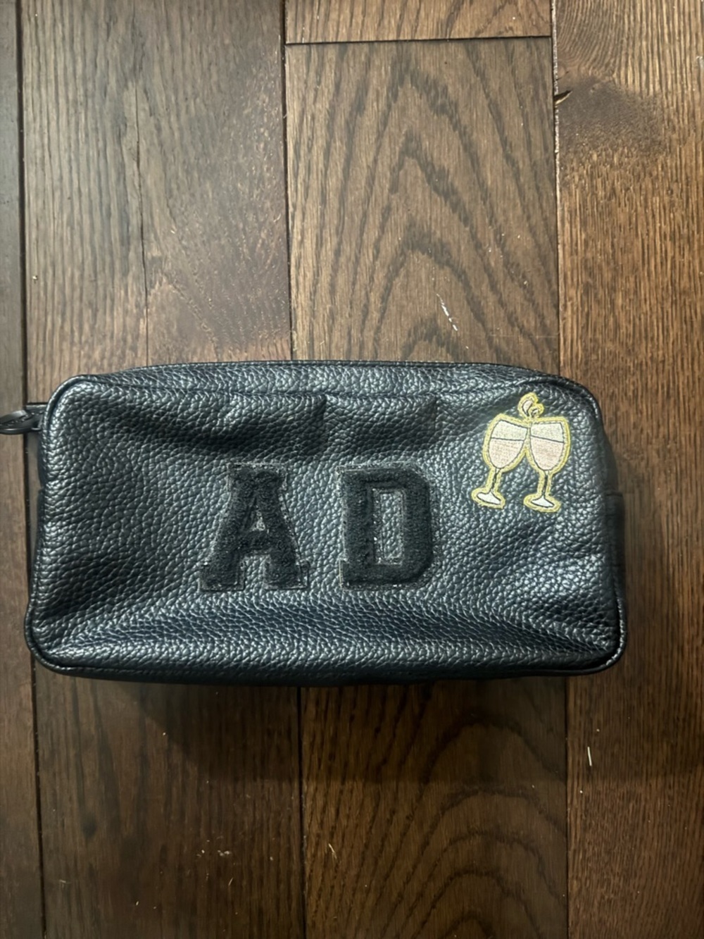 Stoney Clover Lane Black Leather Pouch